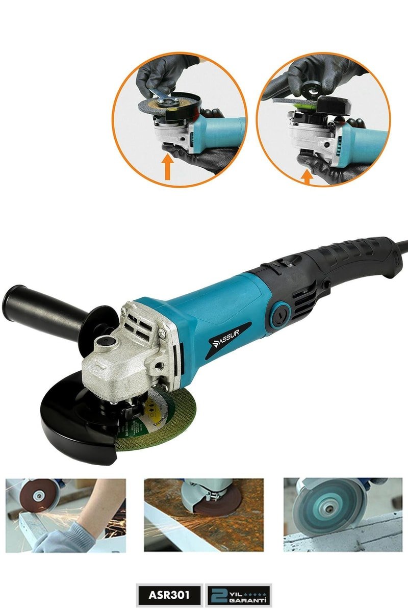 Assur 1200W Avuç Taşlama Makinesi 125mm 6 Kademeli Uzun Kuyruk
            
            
                (ASR301-02-05-01-01)