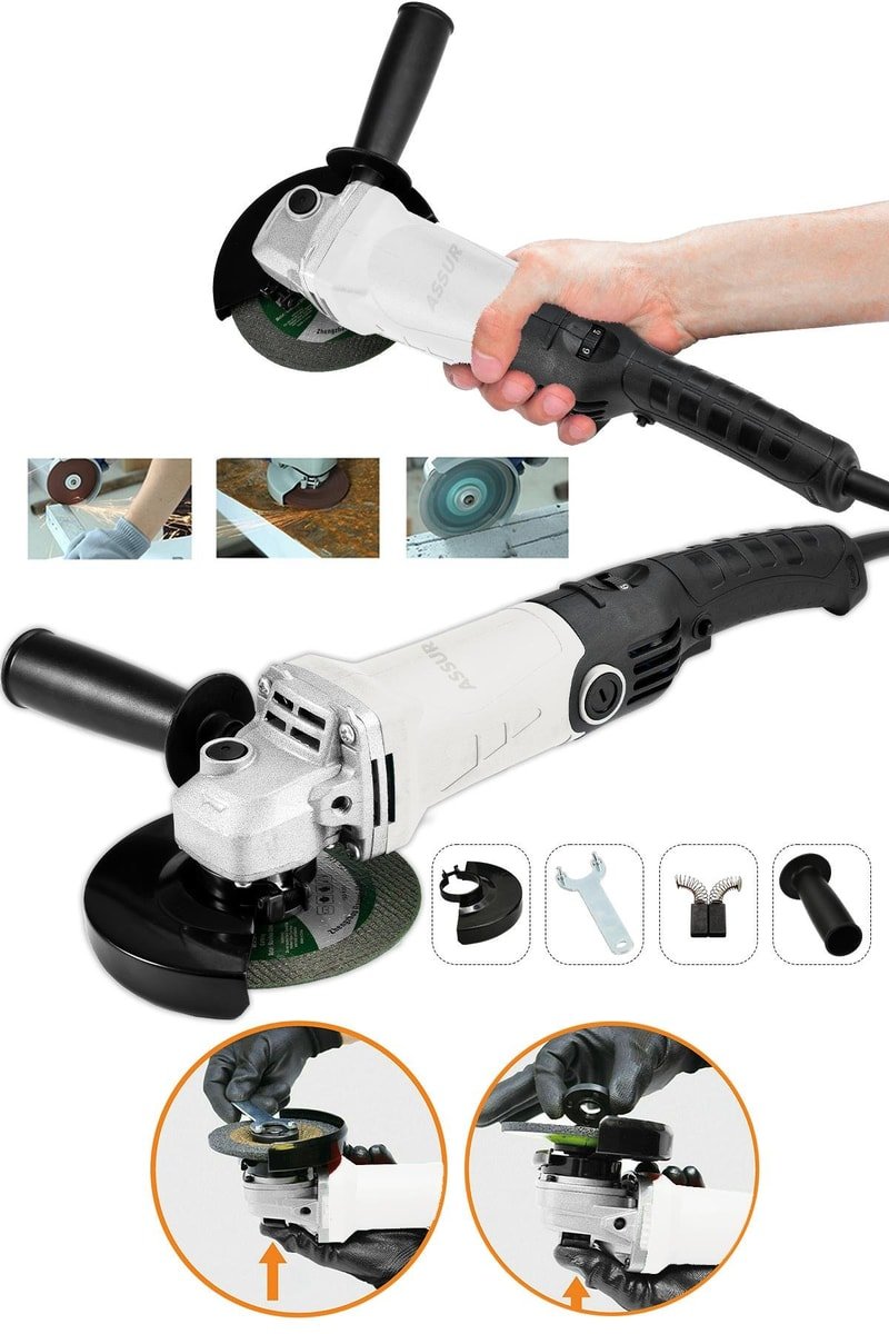 Assur 1200W Avuç Taşlama Makinesi 125mm 6 Kademeli Uzun Kuyruk
            
            
                (ASR304-02-05)
