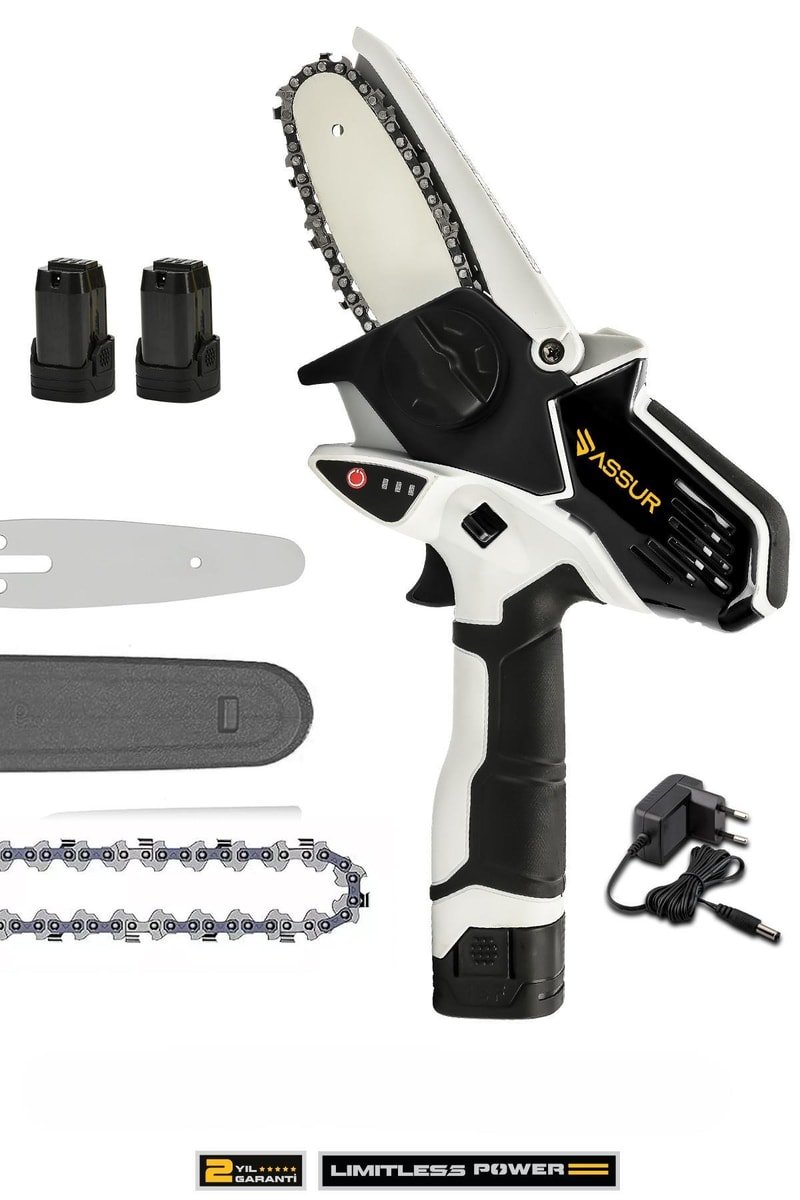 Assur 18V Çift Akülü Bıçkı Testere Şarjlı Dal Budama Makinesi
            
            
                (ASR704-02-18)