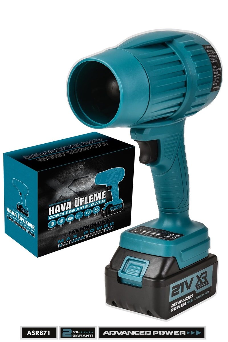ASSUR 21V Akülü 32000 RPM Yüksek Devirli 500W Hava Üfleme ve Temizleme Makinesi
            
            
                (ASR871-49)