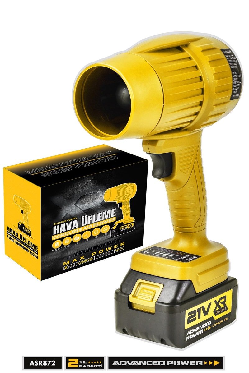 ASSUR 21V Akülü 32000 RPM Yüksek Devirli 500W Hava Üfleme ve Temizleme Makinesi
            
            
                (ASR872-49)