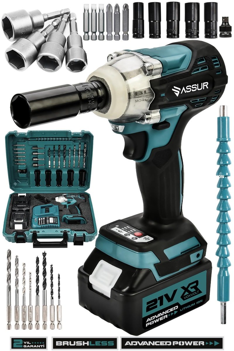 Assur 21V Çift Akü Kömürsüz Darbeli Somun Sıkma Sökme
            
            
                (ASR054-02-01-02)