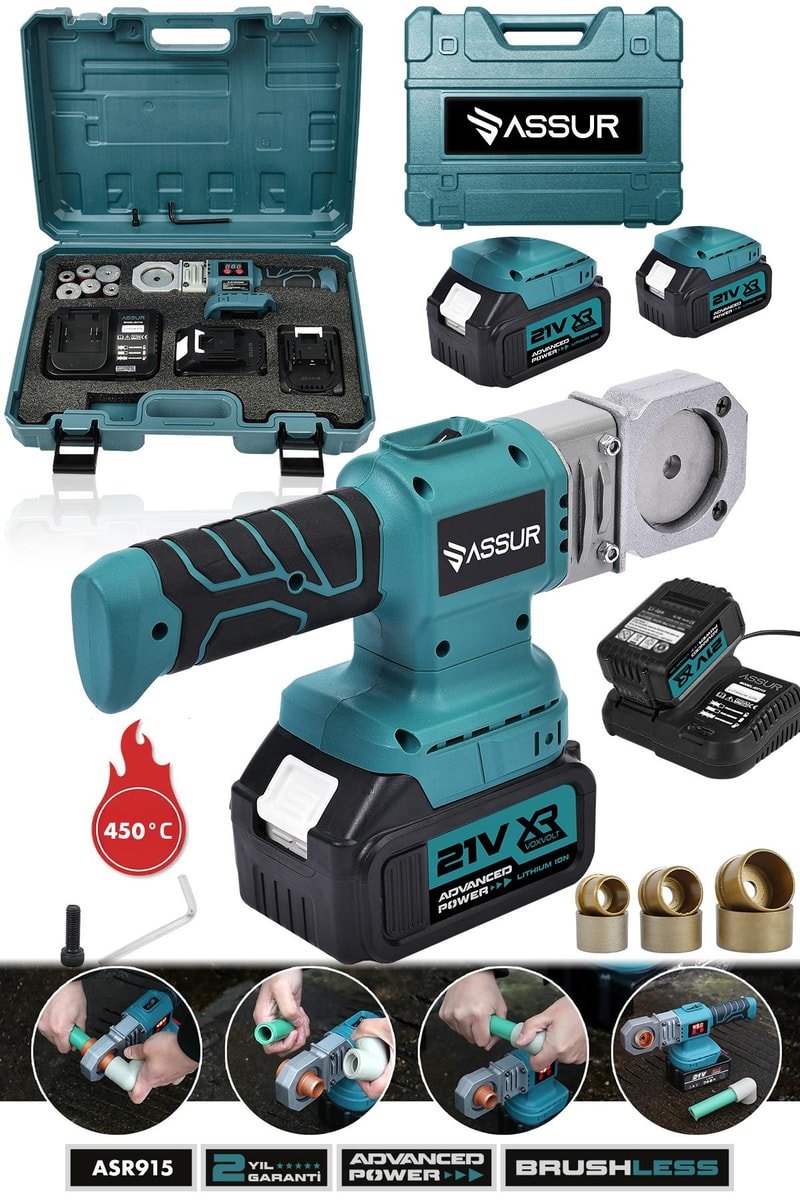 Assur 21V Çift Akülü 450°C Boru Kaynak Makinesi
            
            
                (ASR915-02-58)