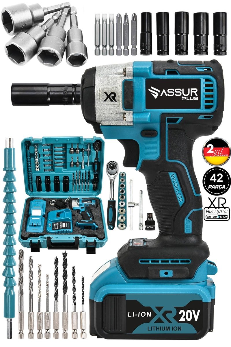 Assur 21V Çift Akülü Kömürsüz Darbeli Somun Bijon Sökme Sıkma Matkap
            
            
                (ASR071-02-09)