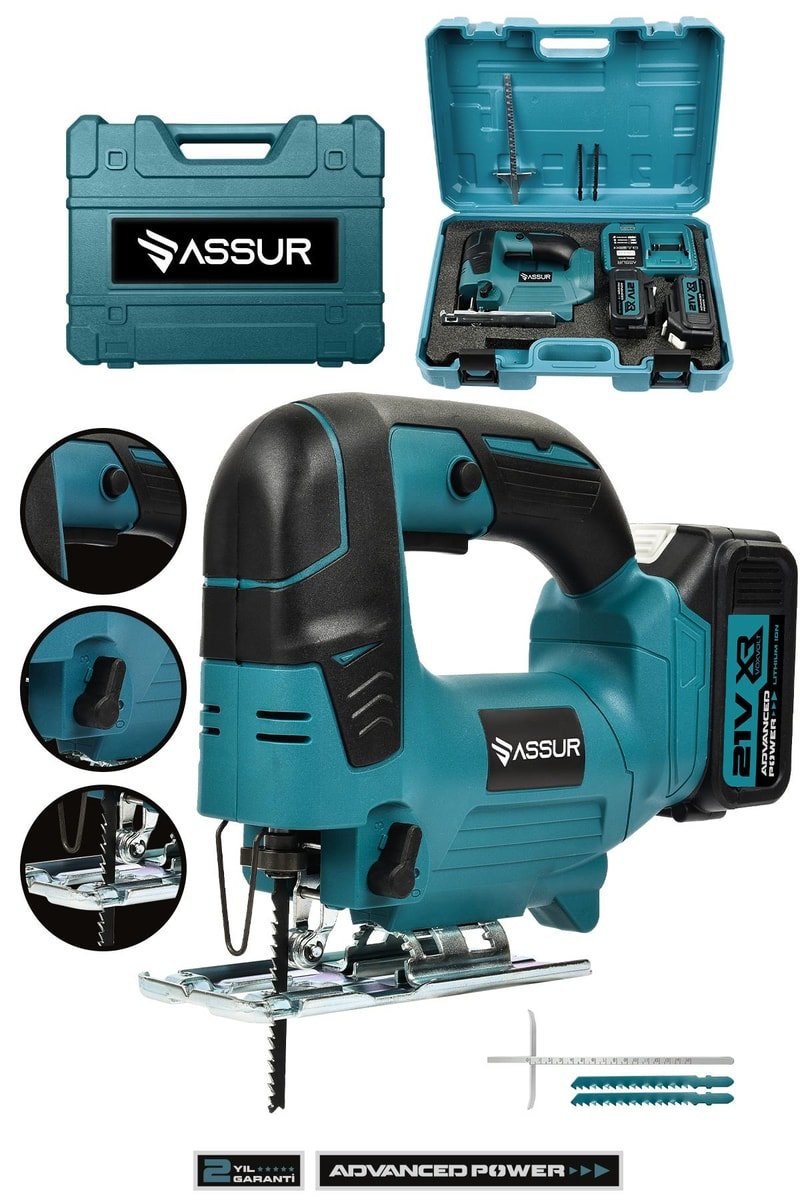 Assur 21V Çift Akülü Metal Şanzıman Dekupaj Testere Makinesi
            
            
                (ASR856-02-53)