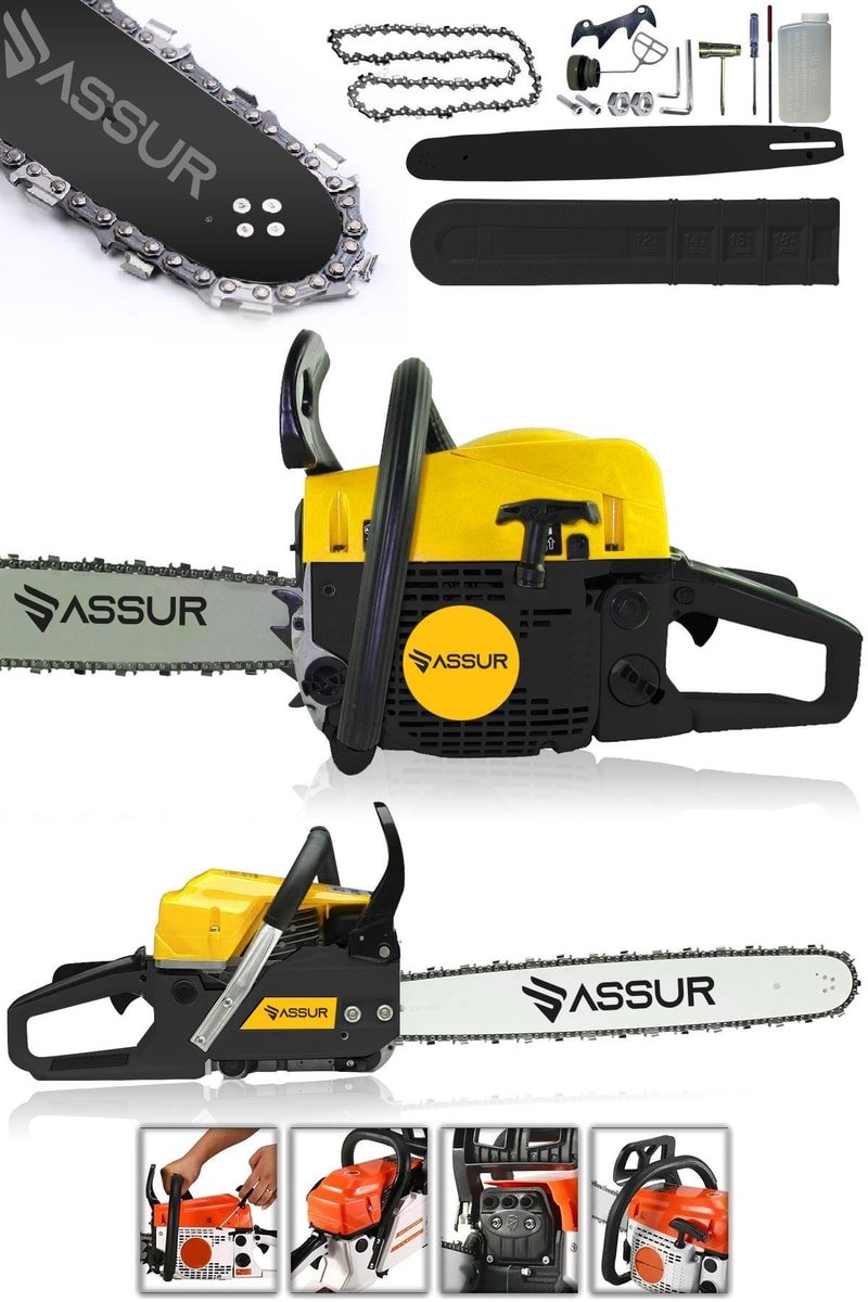 Assur 52 Cc Benzinli Ağaç Odun Dal Kesme 45 Cm Testere
            
            
                (ASR732-02-21-02)