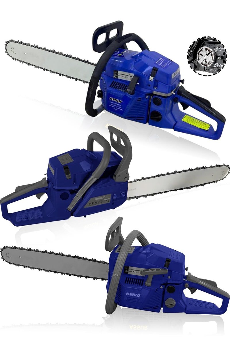 Assur 52 Cc Benzinli Ağaç Odun Dal Kesme 45 Cm Testere
            
            
                (ASR735-02-21)