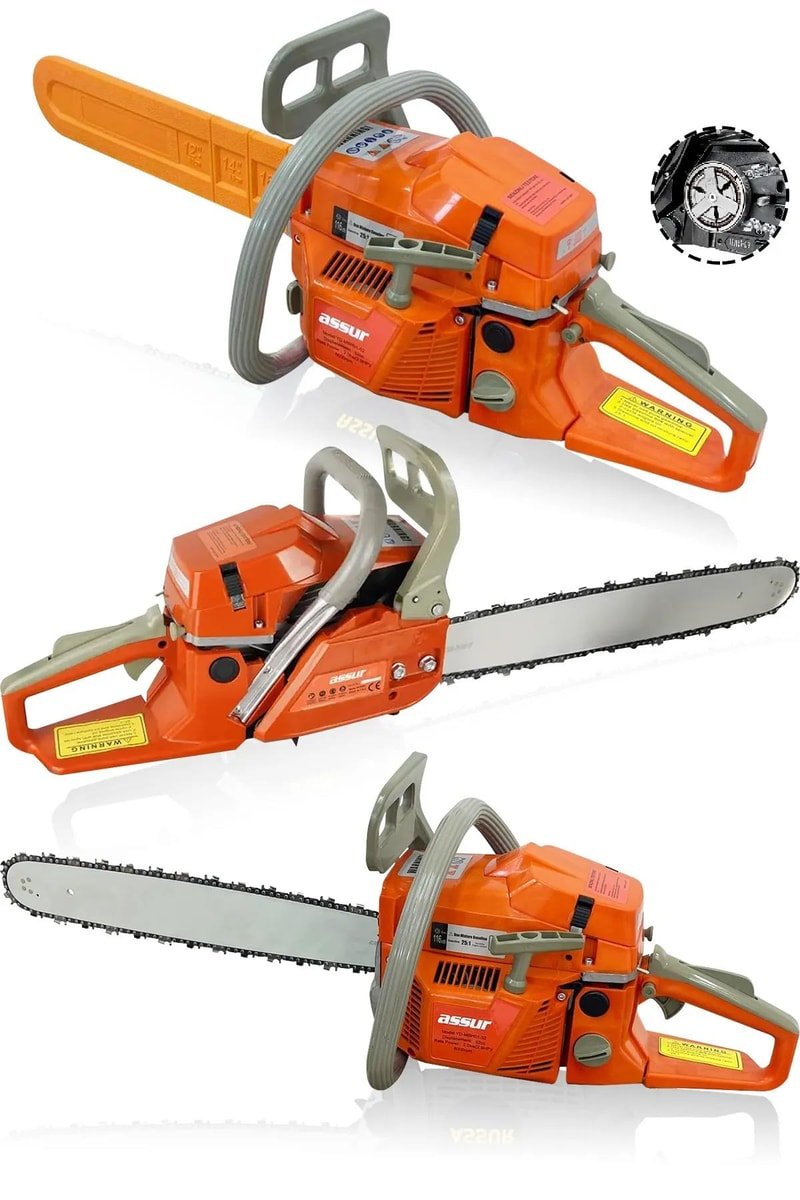 Assur 52 Cc Benzinli Ağaç Odun Dal Kesme 45 Cm Testere
            
            
                (ASR737-02-14-01)