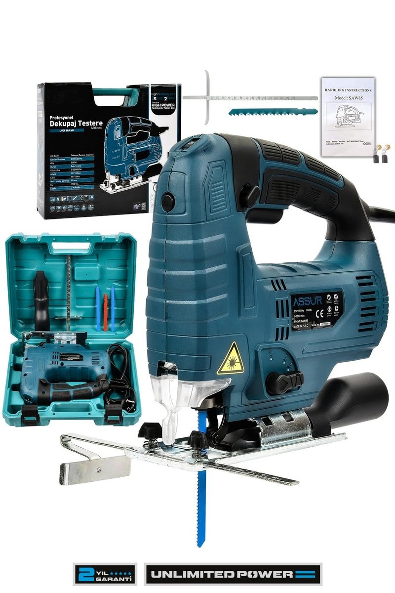Assur 800 W Devir Ayarlı Dekupaj Testere Makinası
            
            
                (ASR805-02-36)