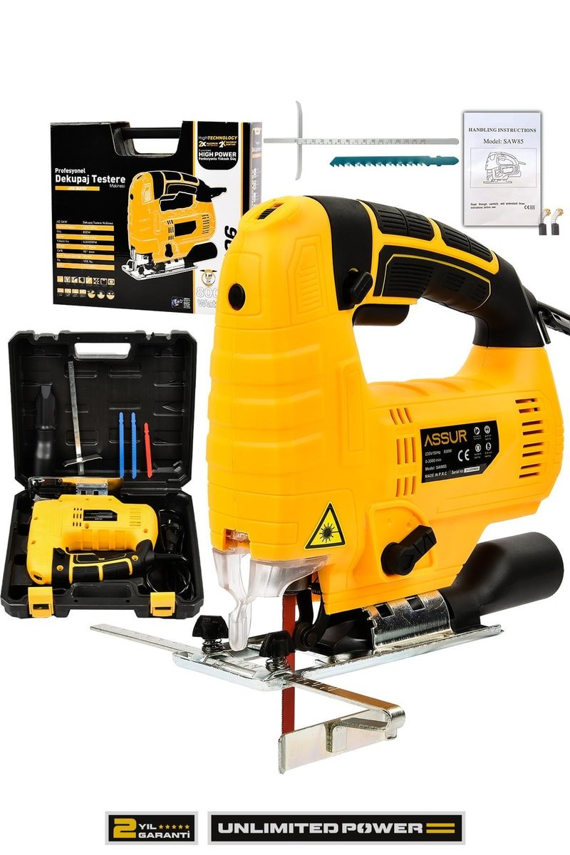 Assur 800 W Devir Ayarlı Dekupaj Testere Makinası
            
            
                (ASR806-02-14)