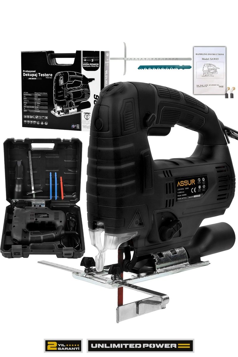 Assur 800 W Devir Ayarlı Dekupaj Testere Makinası
            
            
                (ASR808-02-36)