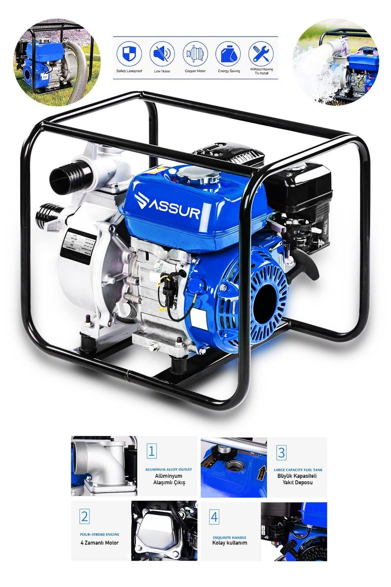 Assur Plus 2 İnç Benzinli Su Pompası Motoru
            
            
                (ASR755-02-17)