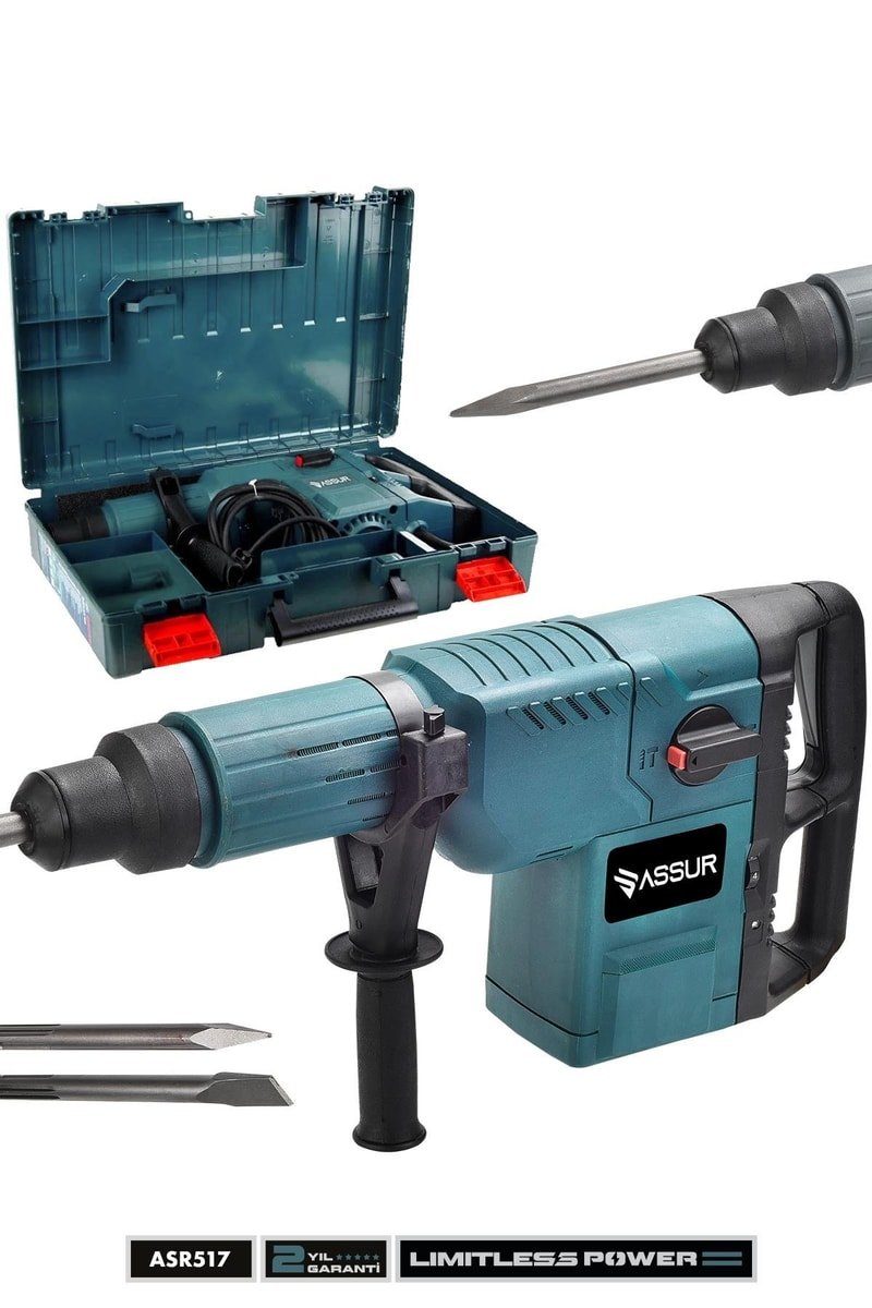Assur Profesyonel 1500W 11 Kg 3 Fonksiyonlu Kırıcı Delici Hilti
            
            
                (ASR517-02-04)