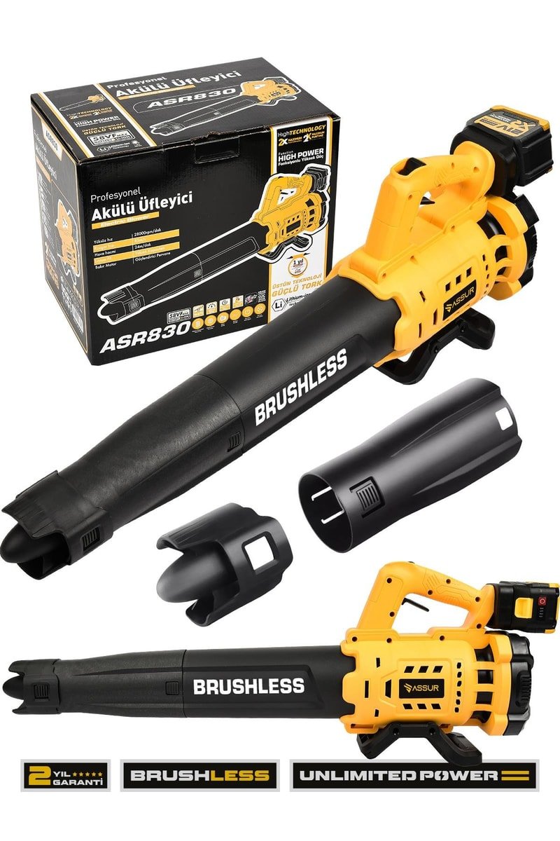 Assur Profesyonel 21 V Çift Akülü Turbo Motor 2800 Rpm Yaprak Hava Üfleme Makinesi
            
            
                (ASR830-02-49)