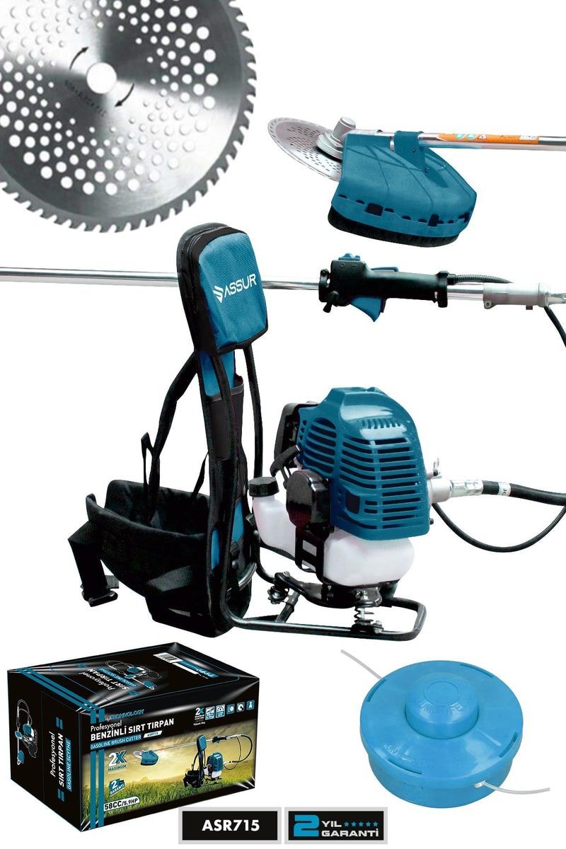 Assur Sırt Tipi Benzinli Motorlu Ot Çalı Çim Biçme Tırpanı
            
            
                (ASR715-02-25)