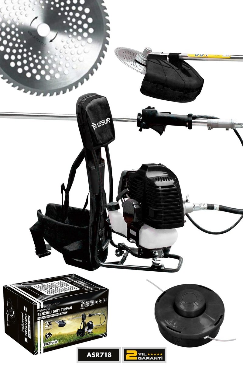 Assur Sırt Tipi Benzinli Motorlu Ot Çalı Çim Biçme Tırpanı
            
            
                (ASR718-02-25)