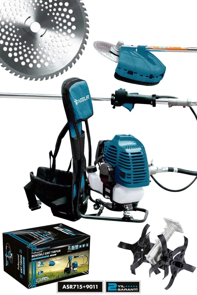Assur Sırt Tipi Benzinli Motorlu Ot Çalı Çim Biçme Tırpanı + Çapalama Aparatı
            
            
                (ASR715XASR9011-02-25)