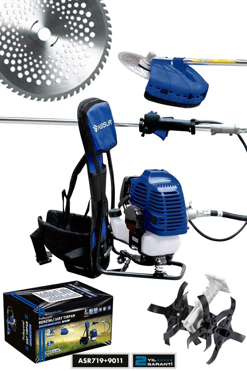Assur Sırt Tipi Benzinli Motorlu Ot Çalı Çim Biçme Tırpanı + Çapalama Aparatı
            
            
                (ASR719XASR9011-02-25)