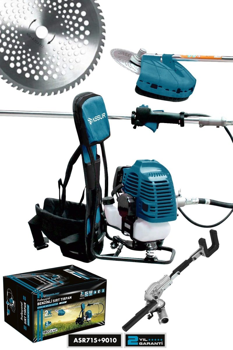 Assur Sırt Tipi Benzinli Motorlu Ot Çalı Çim Biçme Tırpanı + Zeytin Silkme Aparatı
            
            
                (ASR715XASR9010-02-25)