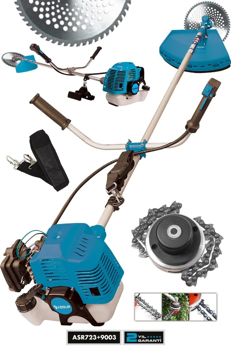 Assur Yan Tipi Benzinli Motorlu Ot Çalı Çim Biçme Tırpanı + Canavar Başlık
            
            
                (ASR723XASR9003-02-25)