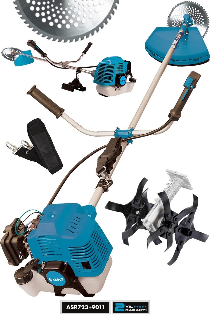 Assur Yan Tipi Benzinli Motorlu Ot Çalı Çim Biçme Tırpanı + Çapalama Aparatlı
            
            
                (ASR723-ASR9011-02-27)