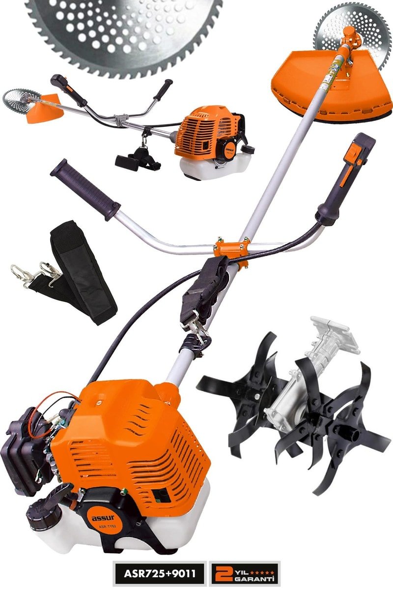 Assur Yan Tipi Benzinli Motorlu Ot Çalı Çim Biçme Tırpanı + Çapalama Aparatlı
            
            
                (ASR725-ASR9011-02-27)