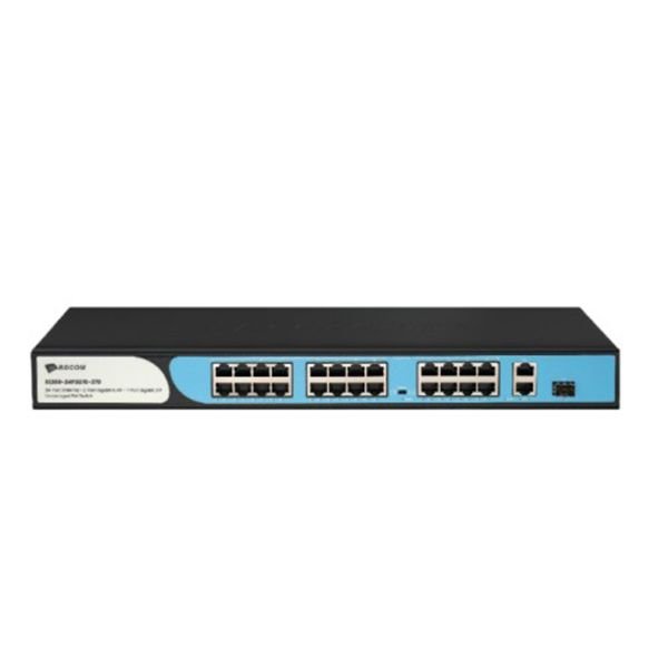 BDCOM S1200-24P2G1S 24-Port 10/100M PoE+ 2-Port RJ-45 +1G SFP, rack mounted, 280W