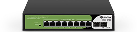 BDCOM S1500-8PS2 8 PORT GE PORT 2x SFP  8 Port Yönetilemez PoE UNMANAGED Switch
