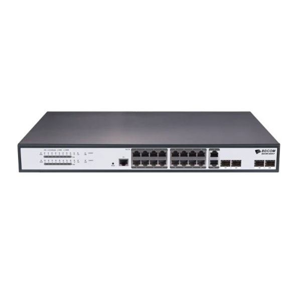 BDCOM S2520-P 16-Port Gigabit PoE+ 2-Port Gigabit SFP+2-Port Gigabit RJ45/SFP Combo, L3, PoE,250W