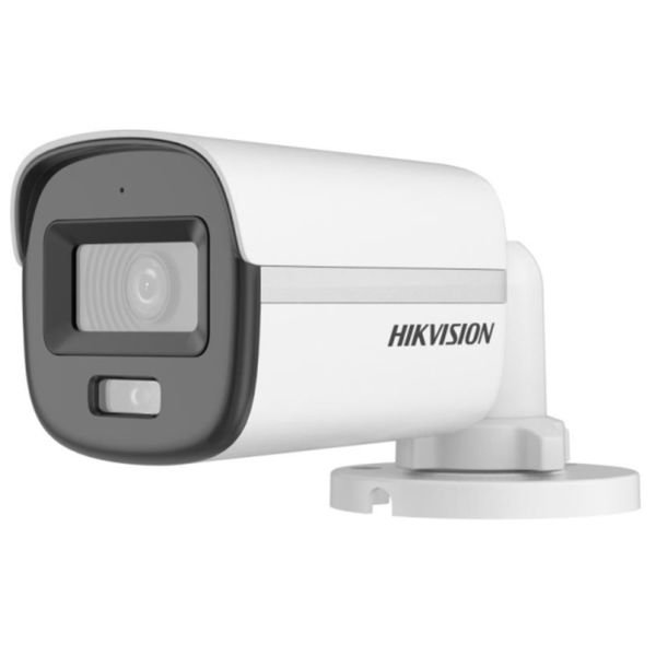 HIKVISION DS-2CE10DF0T-LPFS 2MP 2.8MM LENS 1080P HD-TVI COLORVU DAHİLİ MİKROFONLU IR BULLET KAMERA