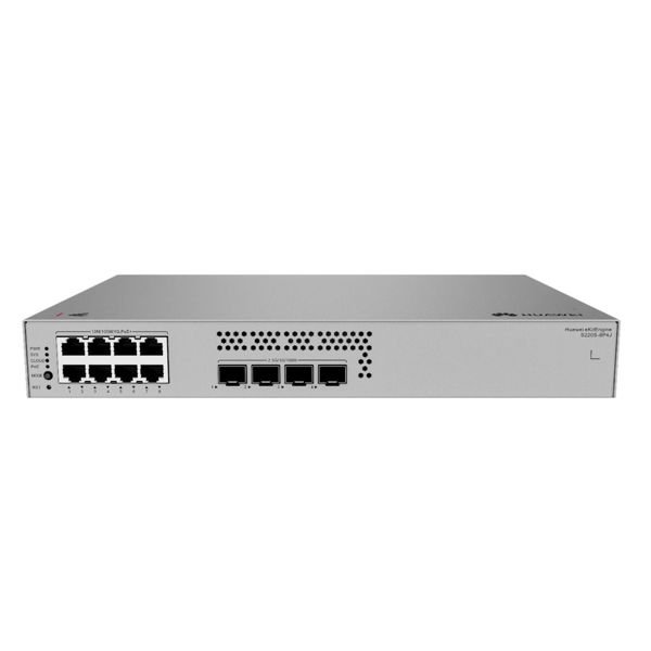 HUAWEI eKitEngine S220S-8P4J  (8*10/100/1000BASE-T ports (128 W PoE+), 4*2.5GE SFP ports