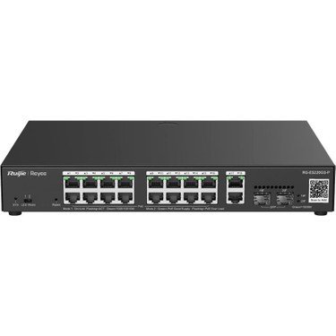 RUIJIE REYEE RG-ES220GS-P 20Portlu PoE Port Gigabit (10/100/1000) 2x Uplink Gigabit (10/100/1000) 2x SFP (250W)