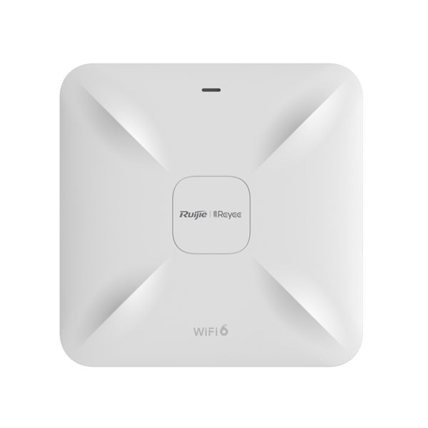 RUIJIE REYEE RG-RAP2260(G) AX1800 Wi-Fi 6 2PORT 2.4G 2x2MIMO 5G 2x2MIMO 23dBm 2.4 GHZ & 5 GHZ POE ADAPTORSUZ INDOOR ACCE