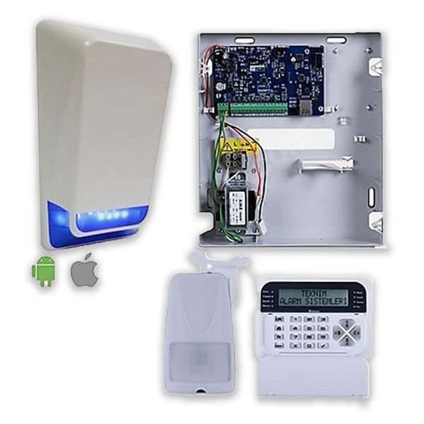 TEKNİM TSP-5334 LCD ALARM KİT (akü hariç)