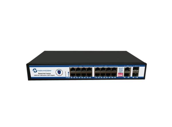 UNİSİGHT-NVCPSEG1622 16 PORT 10/100/1000 2 PORT UPLİNK 2 PORT SFP 300W