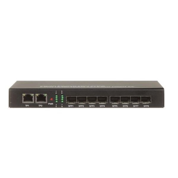 UNS-8S2P 8 SFP PORT 10/100/1000 Mbps  2 UPLİNK PORT  SWİTCH